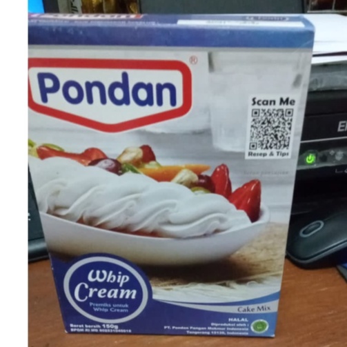 

Pondan Whip Cream 150gr