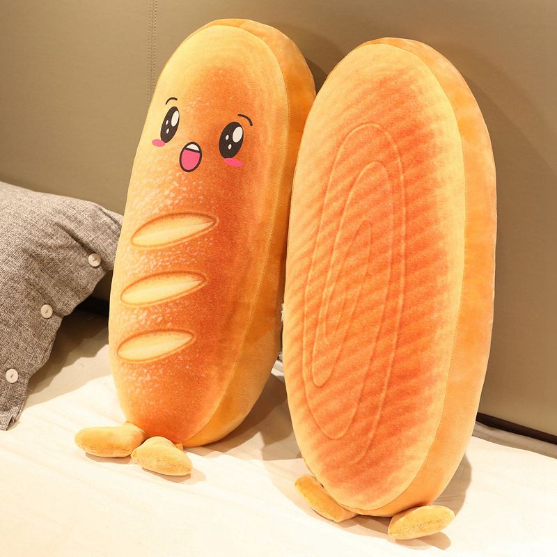 Cute Simulation Bread Soft Plush Toy Soft Pillow Sofa Cushion Kids Gift