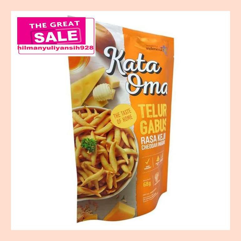 

S50Mra Buy 1 Get 1 Free - Kata Oma Telur Gabus Varian Keju - 68Gr Ret05Vh