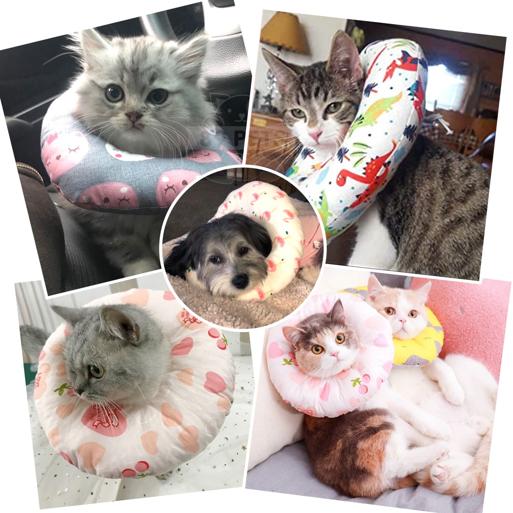 ★〓YUFeiPet〓★ Pet Collar Soft Sponge Anti-licking and Anti-biting Ring Cat Dog Clean Beauty Protective Headgear