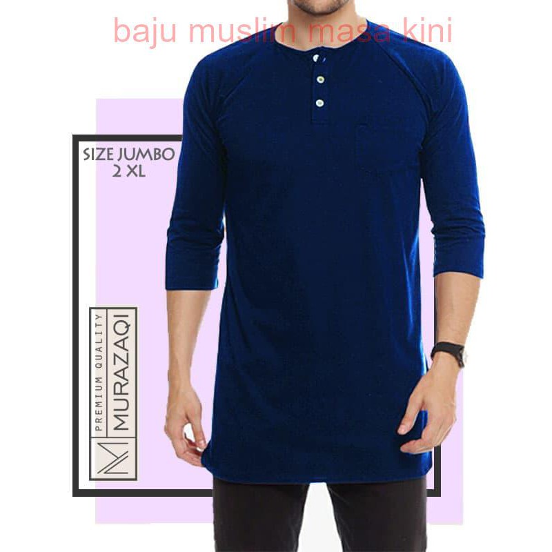 Baju Koko Kaos Size Jumbo by Murazaqi Kurta Kaos Jumbo
