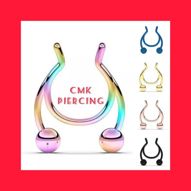 1pc Anting Hidung Cewek Dan Cowok Ala Korea