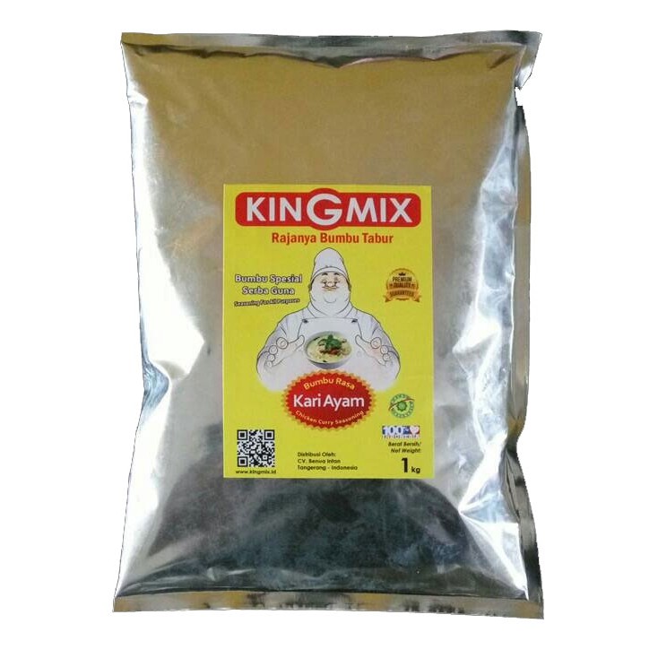 

Flash Sale - Bumbu Tabur Rasa Ayam Kare Kingmix 1 Kg