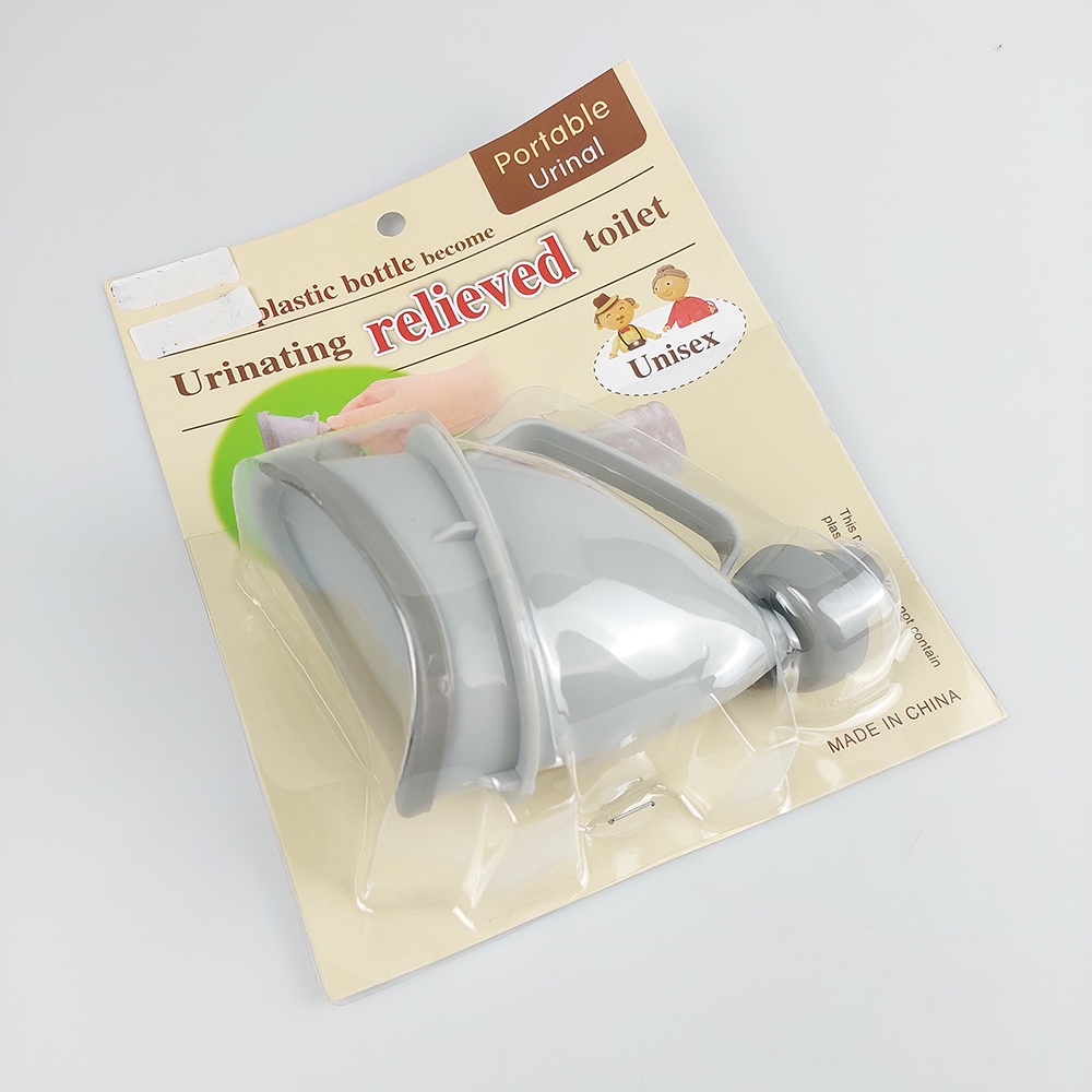 Toilet Portabel Pria Wanita Dewasa Urinator Travel Portable Emergency - Gray