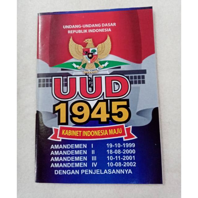 Jual Buku UUD 1945 edisi terbaru 14,5x10,5cm Shopee Indonesia