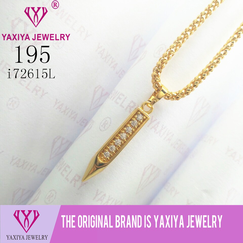 

Liontin lapis emas Permata imitasi Gold18k Yaxiya Jewelry 195