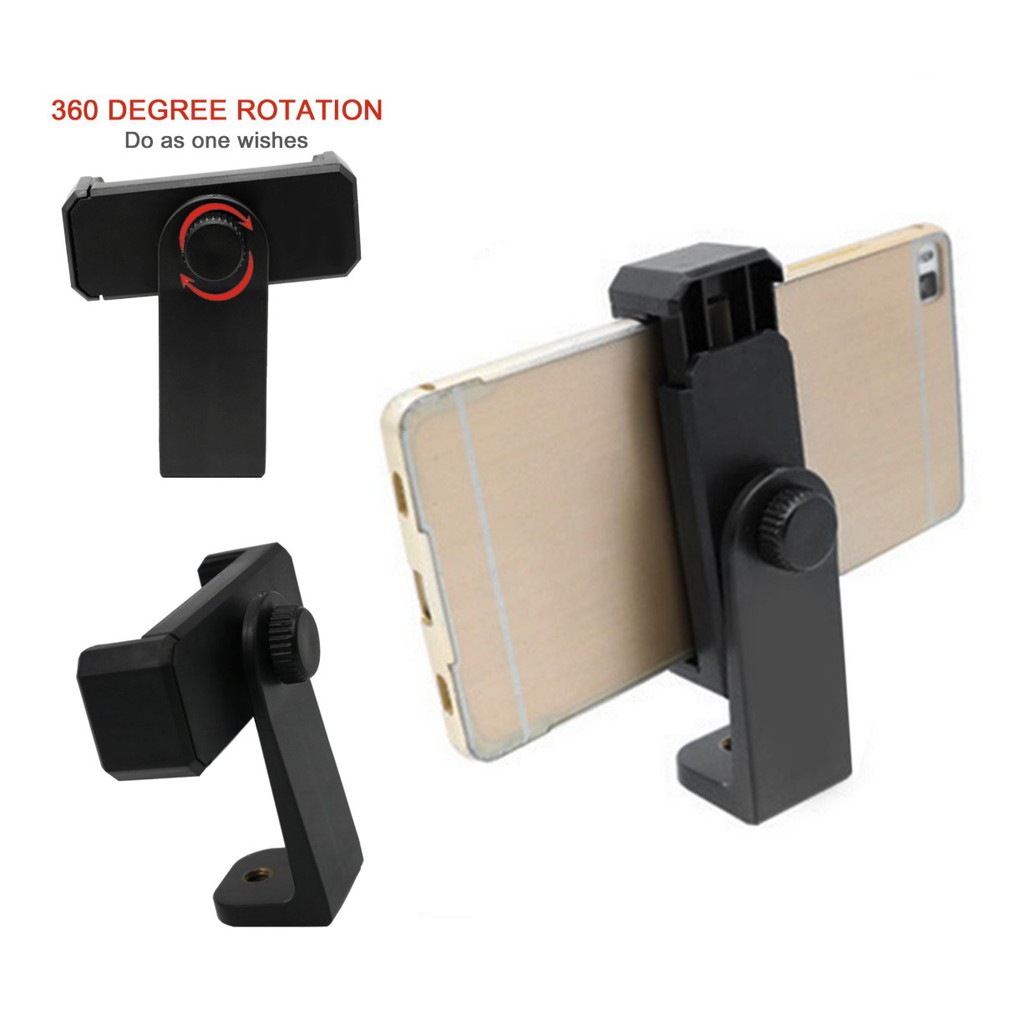 HOLDER U TRIPOD TONGSIS CLIP JEPIT KLIP HP SMARTPHONE ROTATE 360 PUTAR vertikal horizontal