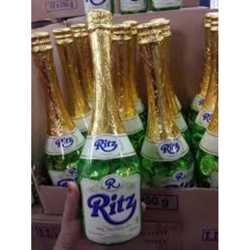 ritz chocolate coin botol ritz champange 250 gr ritz coklat koin cokelat