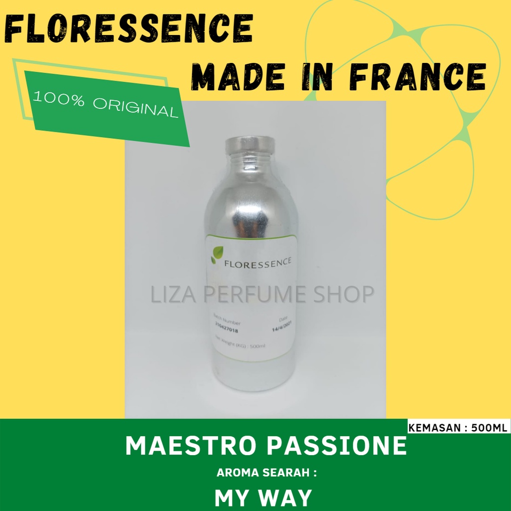 Bibit Parfum SEGEL MY WAY ( MAESTRO PASSIONE ) By FLORESSENCE / Bibit Perfum  my way/ Bibit Parfume 