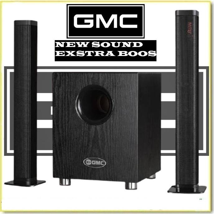 GMC 898G BT Speaker Multimedia 2IN1 Sound Bar & 2.1 New Produk .