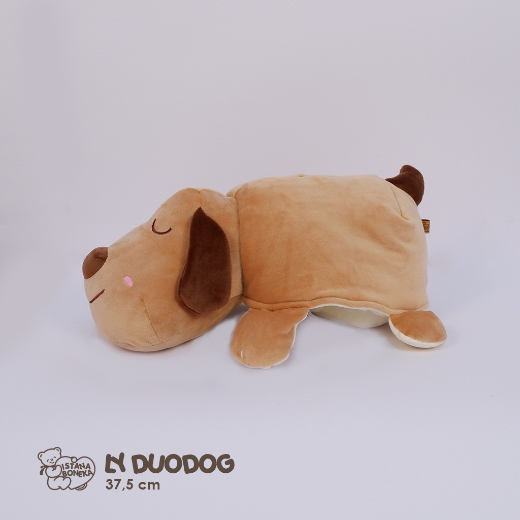 Boneka Double Head Sapi dan Kuda Bolak Balik 2 Muka 1 Badan Ly Duo Dog by Istana Boneka