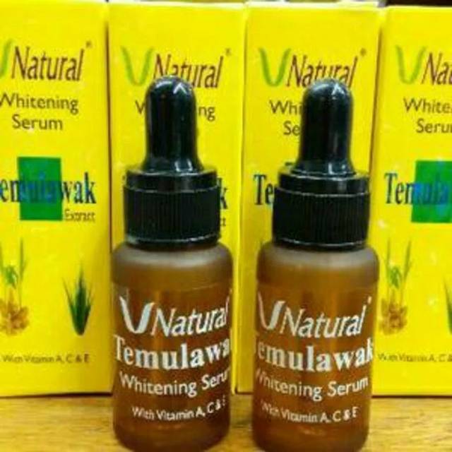 SER   UM TEMULAWAK V NATURAL / WHITENING SERUM BPOM ORIGINAL