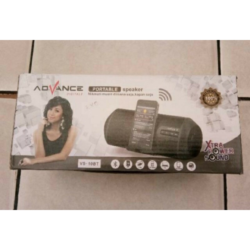 Speaker Portable bluetooth Advance VS-10BT Original