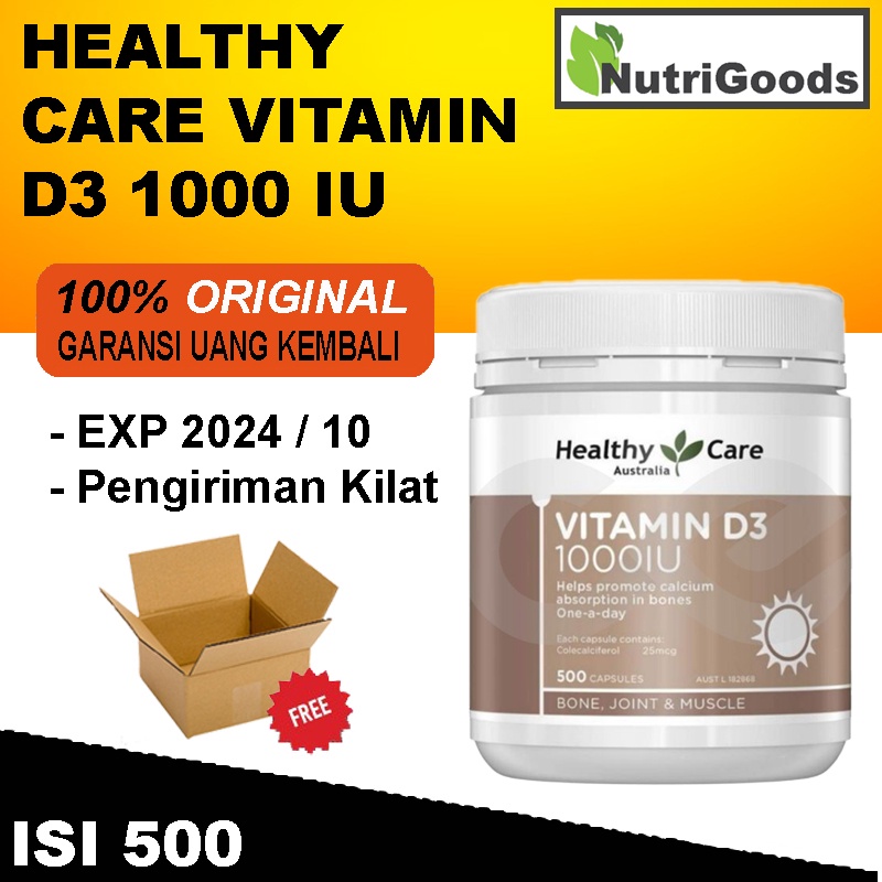 HEALTHY CARE D3 1000IU 250 500