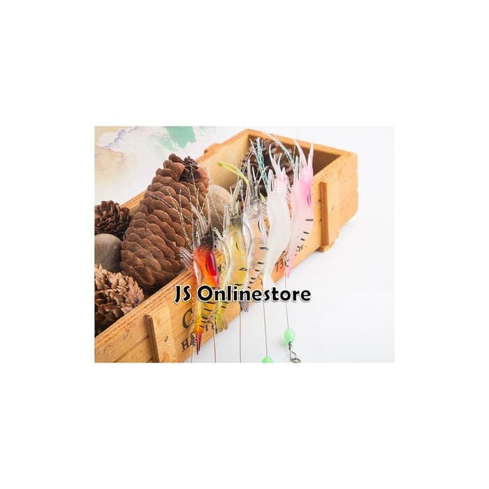 UP1604 umpan pancing minnow udang palsu