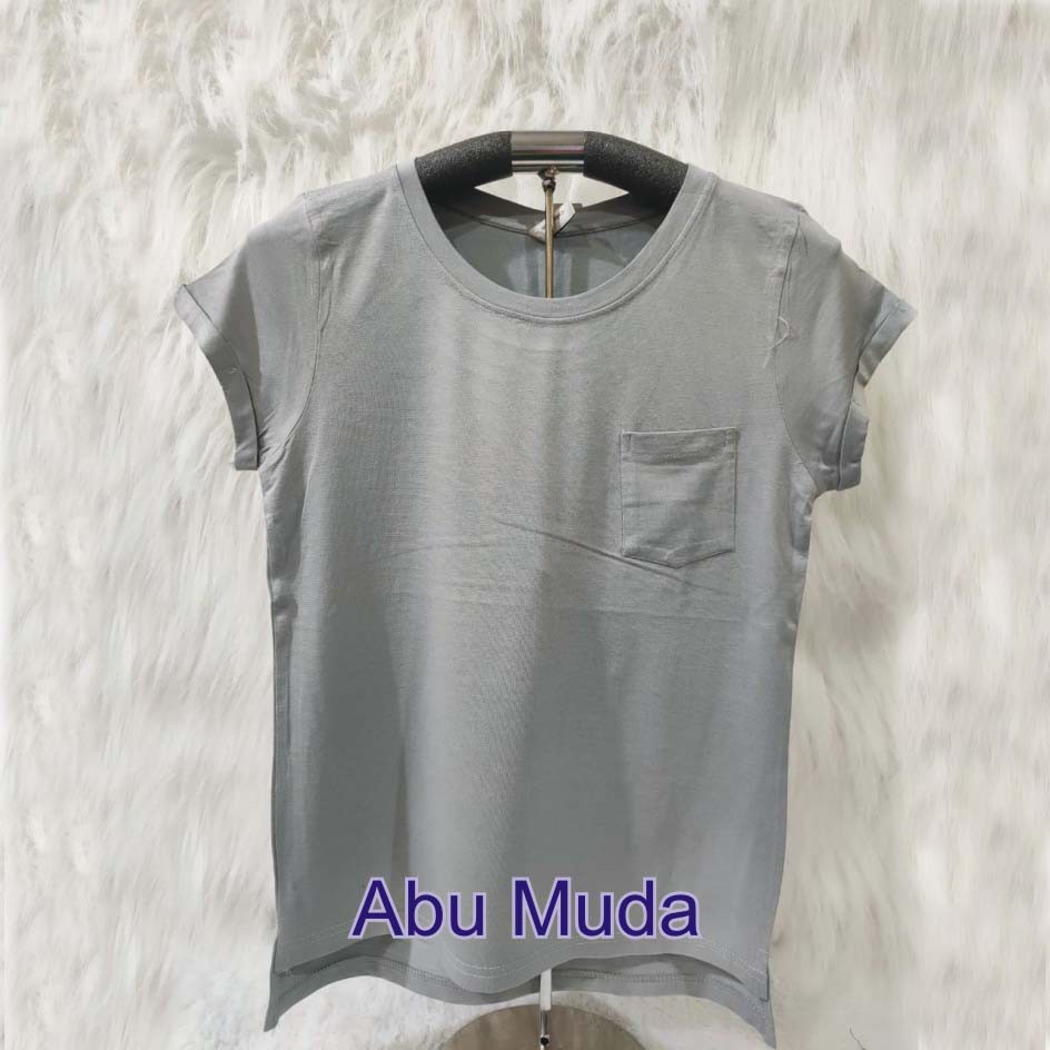 KAOS ATASAN WANITA ROUND NECK GROSIR MURAH