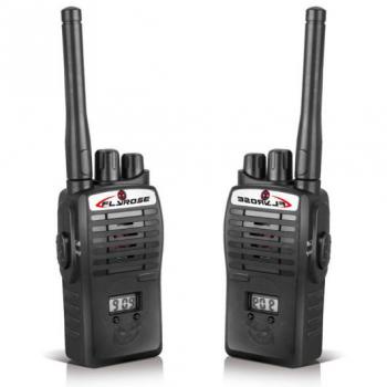 Walkie Talkie Anak-Anak 2 PCS Flyrose - JQ220-6C2 Hitam