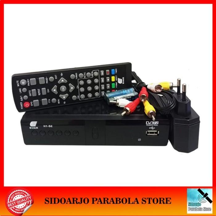 Set Top Box STB TV Digital DVBT2 Evinix H1-SE New DVB-T2 UHF Gratis