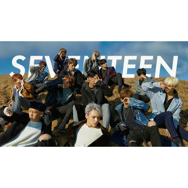 

SEVENTEEN GROUP Poster A4 A3+ Art Karton Glossy (bisa req foto lain)