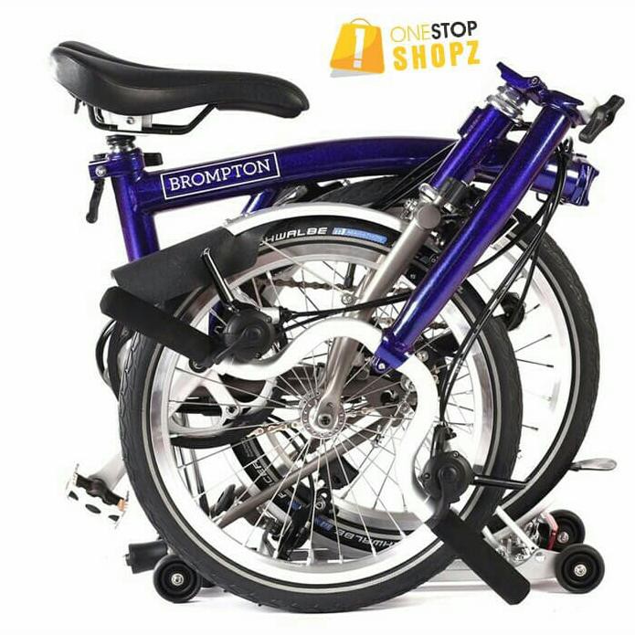 BROMPTON H6L PURPLE METALLIC SEPEDA LIPAT ORIGINAL ONESTOPSHOPZ