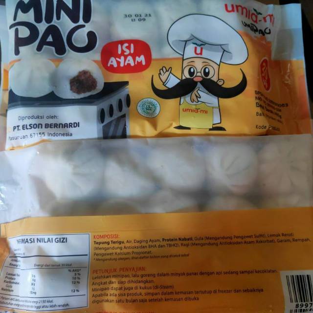 

Umiami minipao ayam isi 30 pcs umami pao ayam mini pao