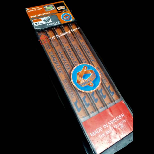 [COD] Mata Gergaji Besi ASLI Sandflex &quot;BAHCO&quot; Tpi 24 (1PCS)