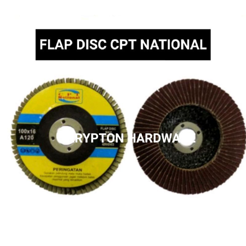 FLAP DISC 4&quot; / AMPLAS SUSUN CPT NATIONAL BEST QUALITY