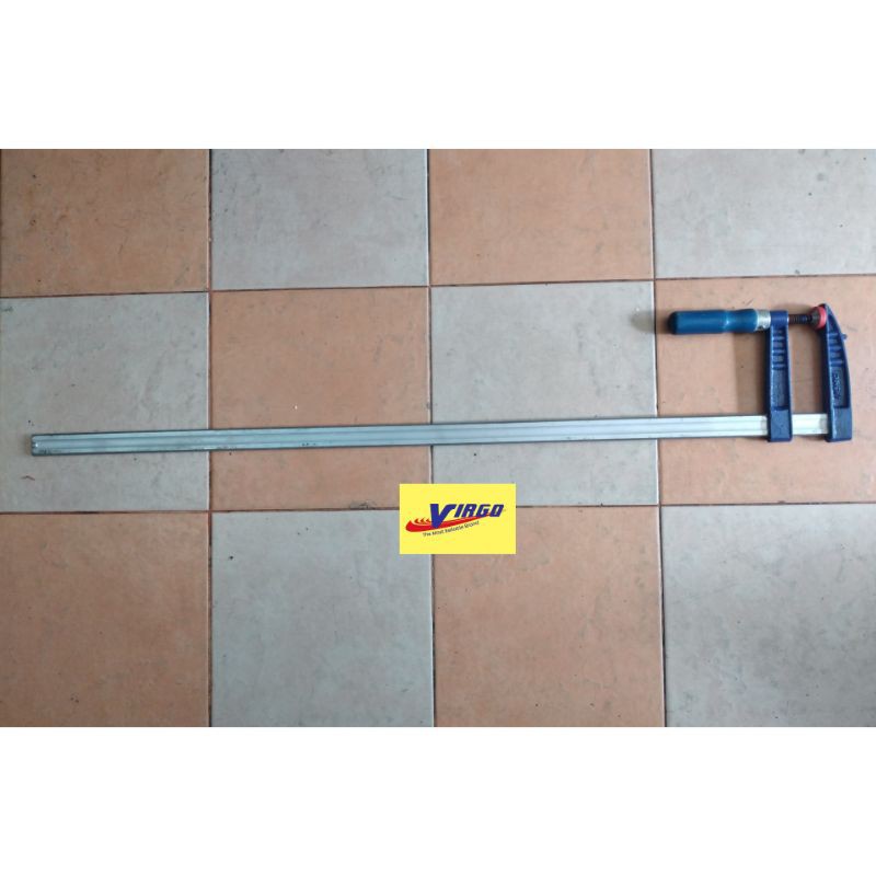 F CLAMP KAYU ALAT PENJEPIT KAYU HEAVY DUTY KLEM F 120mm×1000mm 100CM