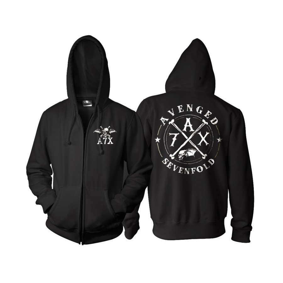 Jaket AVENGED SEVENFOLD 2 Hoodie Zipper