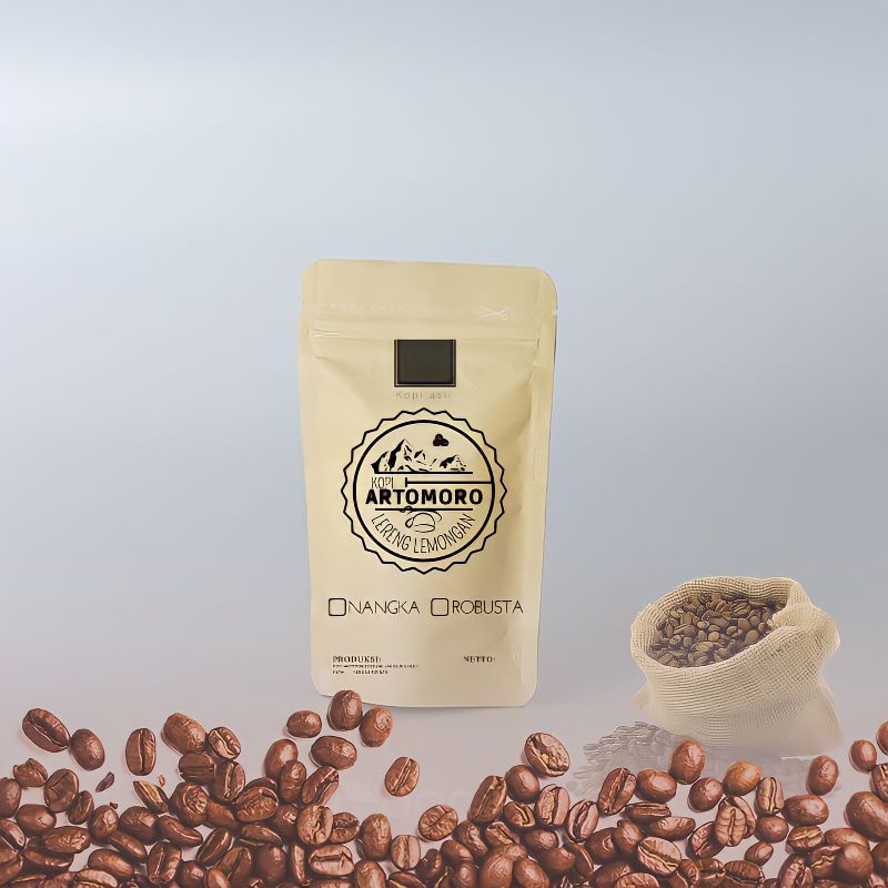 

Kopi Artomoro| Kopi Nangka/Robusta| Kopi Bubuk 100% asli Gunung Lemongan 250gram