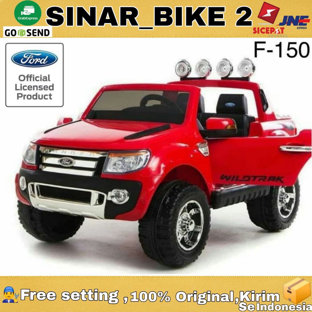 Ford Mobil Aki Anak Jeep FORD RANGER Licensed F-150