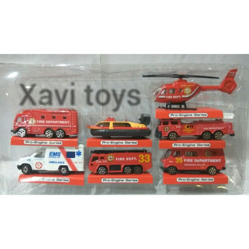 Miniatur KENDARAAN PEMADAM STREET MACHINE FIRE