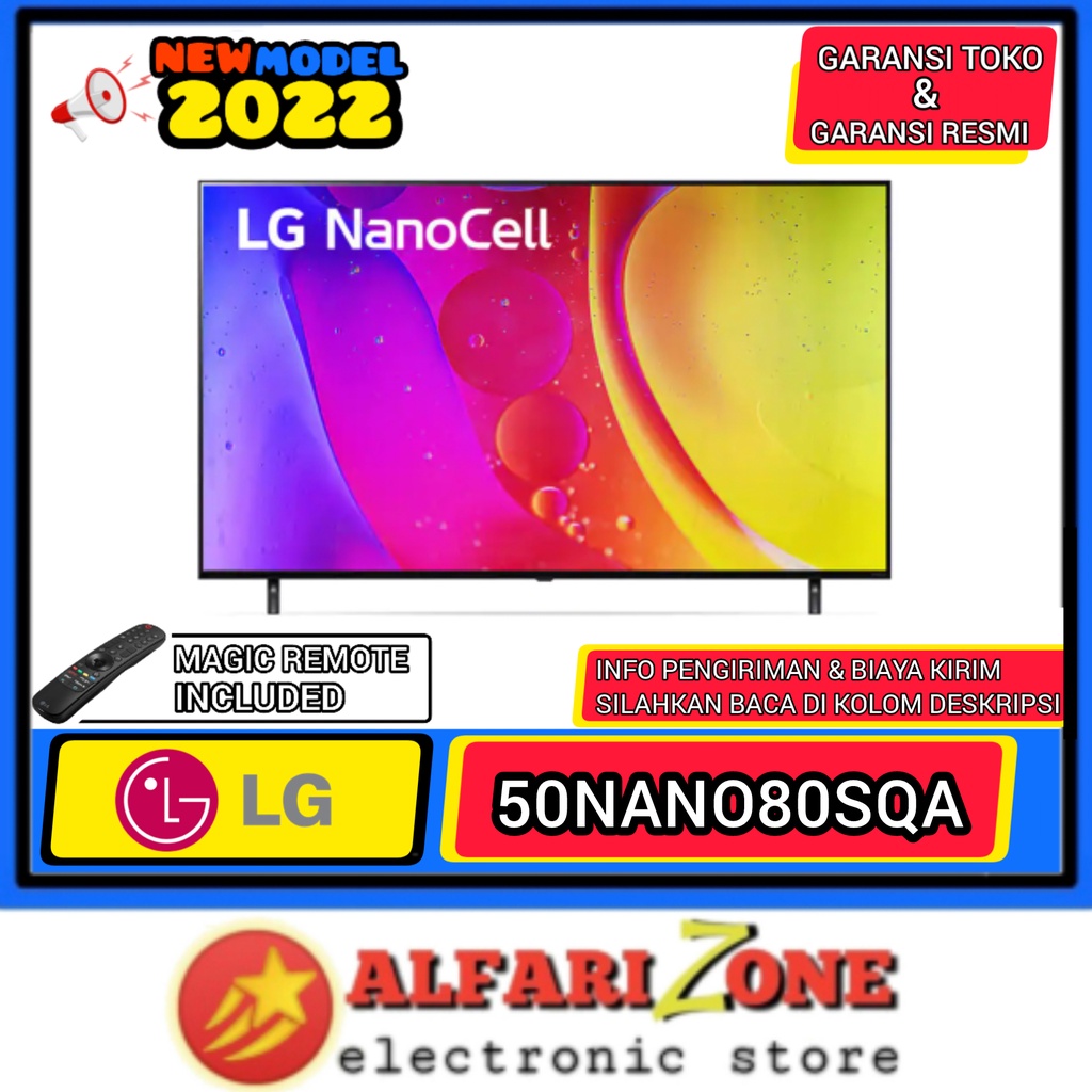 LG 50NANO80SQA Smart TV LG 50" LG NanoCell 4K 50nano80 nano80 TV 50