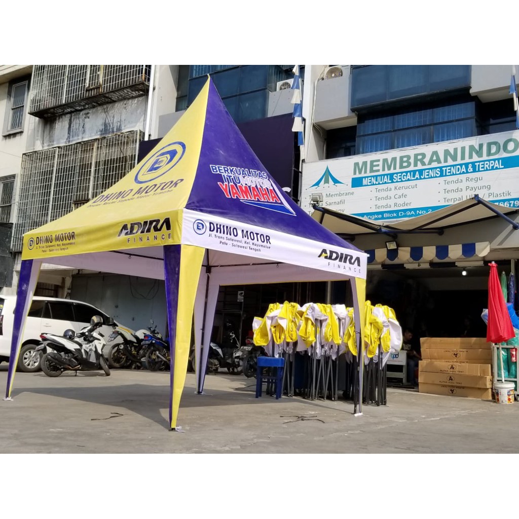 Tenda Kerucut Ukuran 4m x 4m Terlaku