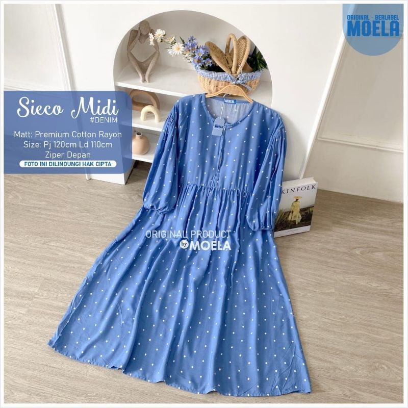 midi dress moela // siscomidi ori moela // midi dress kekinian