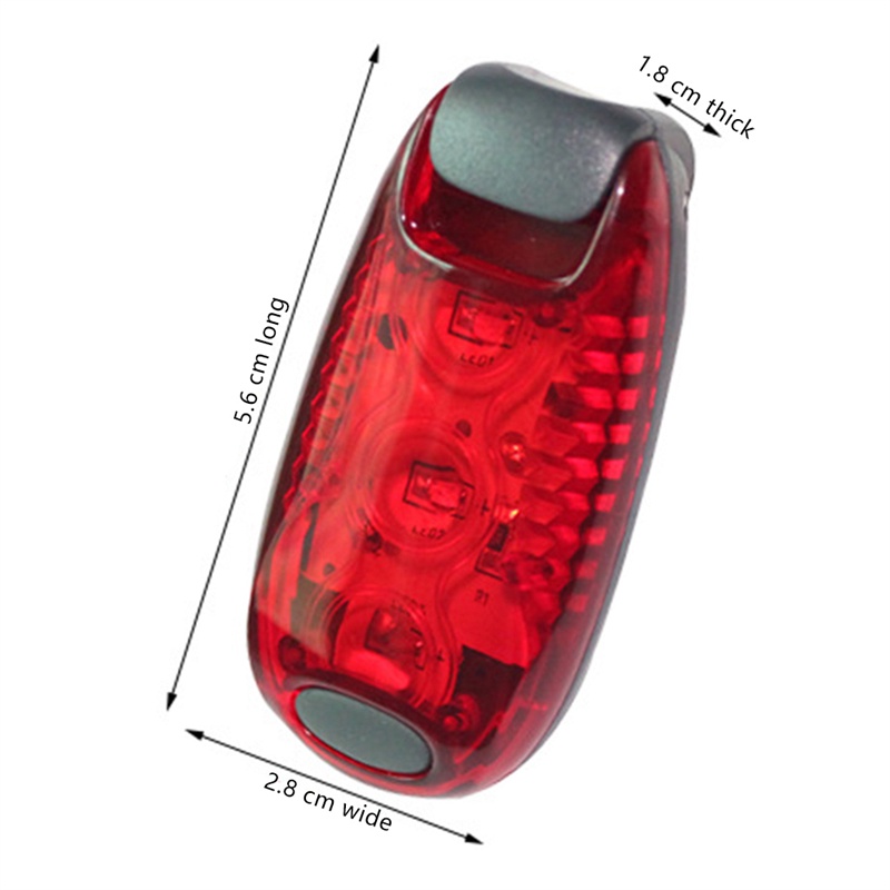 Tk 1pc Lampu Depan / Belakang Sepeda Anti Air Untuk Bersepeda Malam Hari