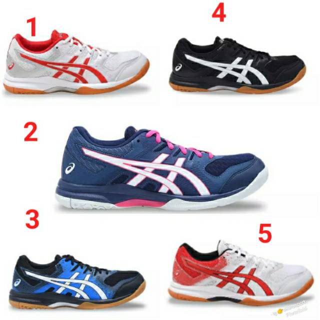  Sepatu  voli badminton asics  gel  rocket  9  original Shopee 