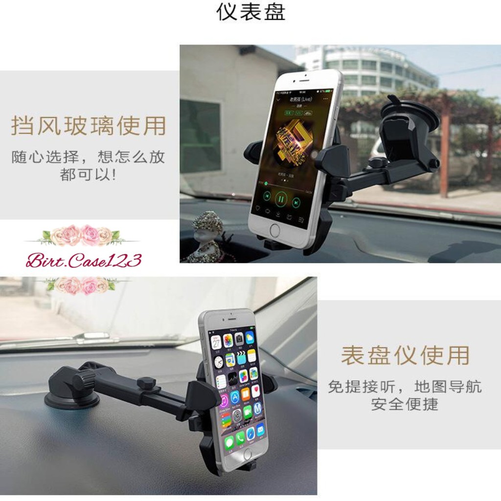 Long neck one touch car Original Holder mobil dudukan Hp GPS handphone smartphone BC2797