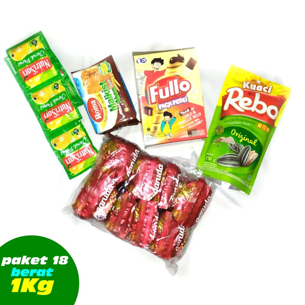 

Paket 18 Parcel Makanan Lebih Ekonomis 1Kg BACA EXP AMAN