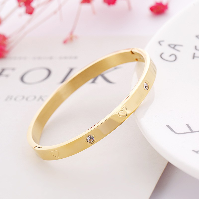 [NEW] Gelang Bracelet Wanita Aksesoris Titanium Korea Trend Masa Kini Cocok Hadiah GK120