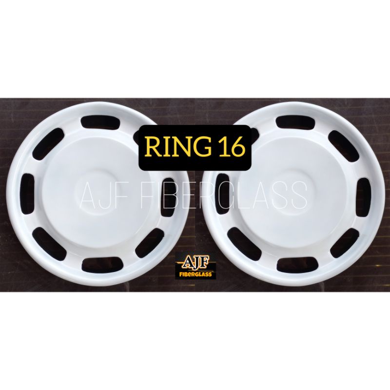 2pcs wildop truk/canter/bus ring 16 warna putih