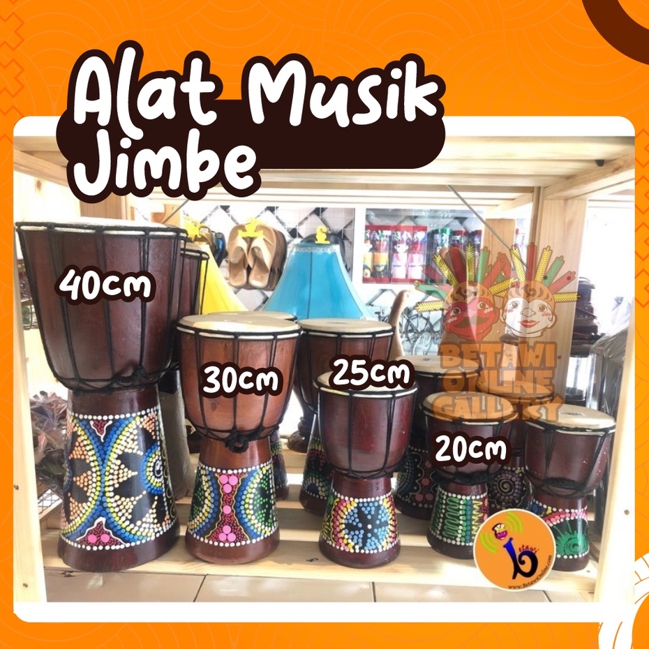 Alat Musik Tradisional Jimbe uk 40 cm