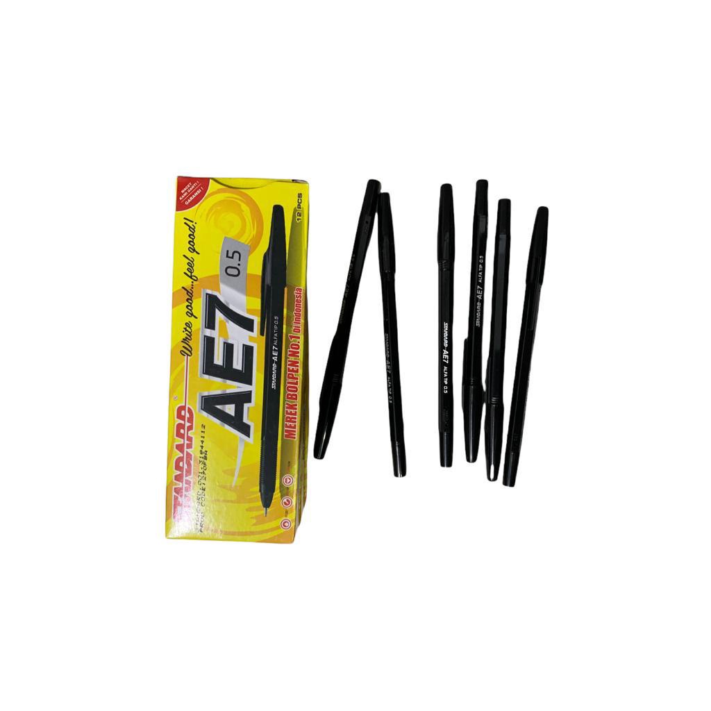 

PENA standard ae7 0.5mm WARNA HITAM