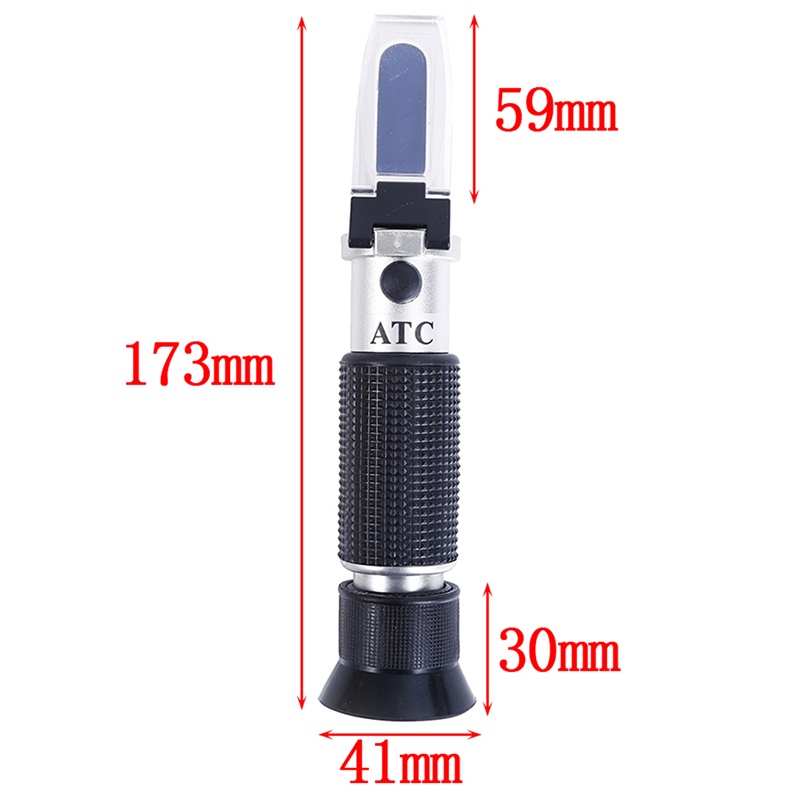 Set Refraktometer Alat Ukur Kadar Gula / wine / Bir / Alkohol 0-32%