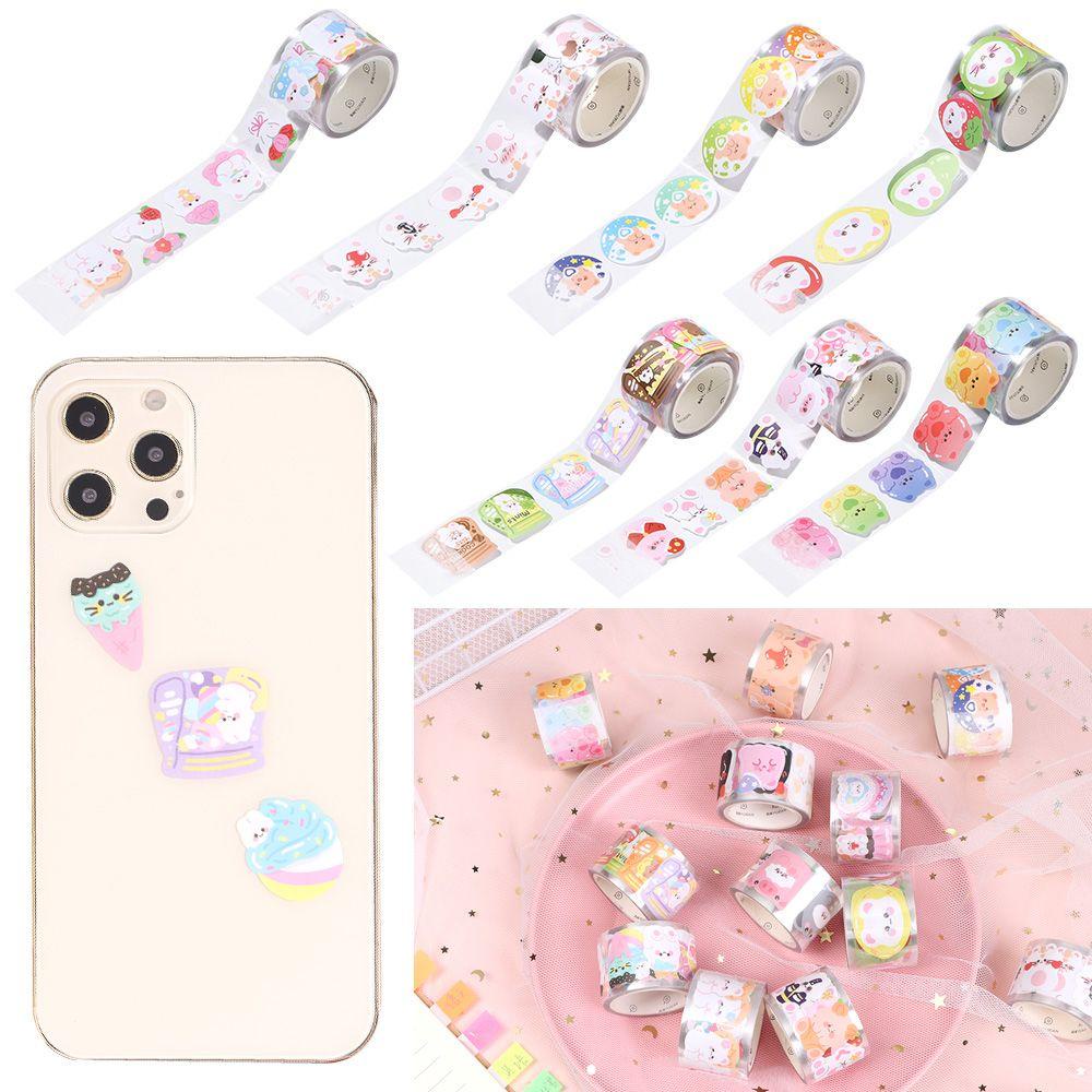 Preva Animal Tape Tearable DIY Kawaii Stiker Scrapbooking Dekoratif