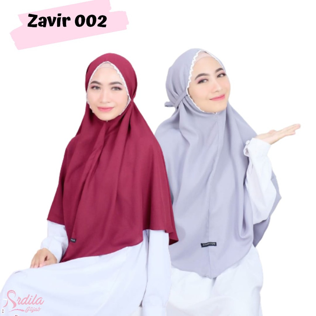 Bergo Tali Renda Wollycrepe Premium Zavir 002 by Zawaya