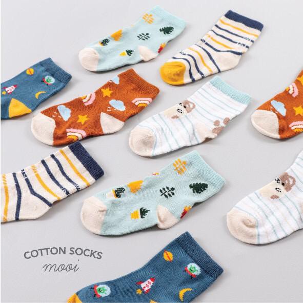 PROMO 7.7 PROMO MURAH MOOI Cotton Socks Kaos Kaki Anak Motif Lucu Isi 2 Pasang