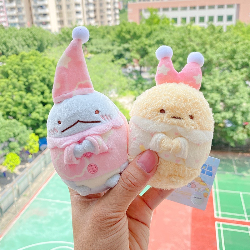 Kawaii Japan Sumikko Gurashi Plush Toys Cartoon Plush Doll Cute San-X Corner Bio Bag Pendant Keychain Couple Small Pendant Gifts