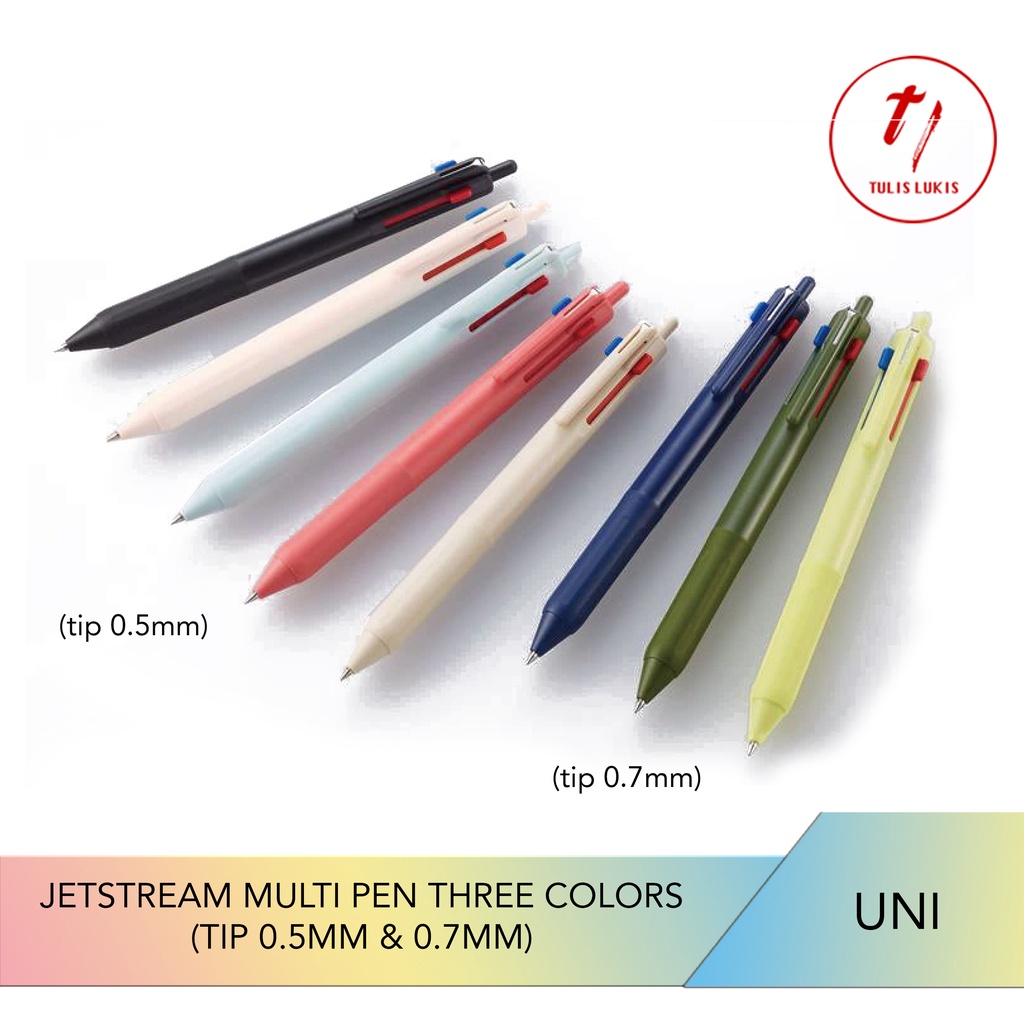 

Ballpoint Uni Jetstream Multi tricolor Pen SXE350705