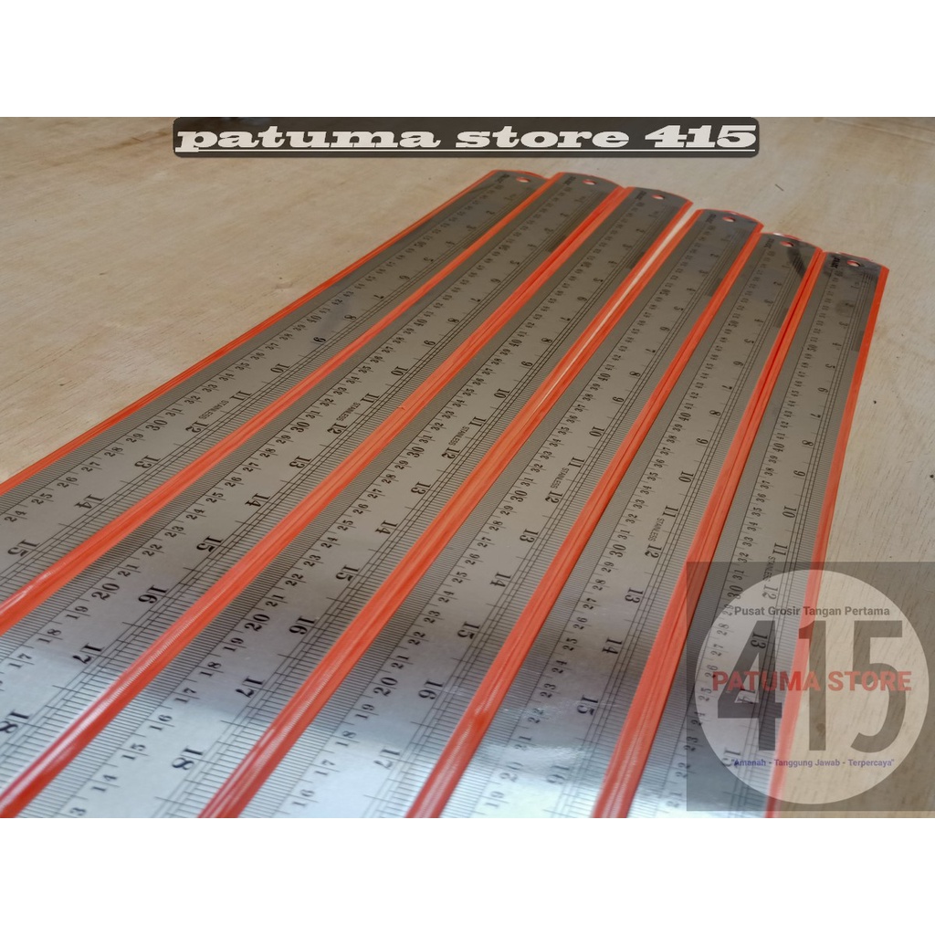 

Penggaris Besi Joyko 60cm Mistar Stailees Steel Ruler Baja